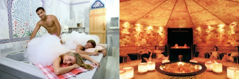 Tuerkische Seifenmassage und die Salzsteingrotte in der Rottal Therme Tuerkische Seifenmassage und die Salzsteingrotte in der Rottal Therme