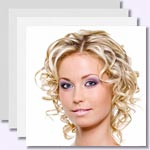 zur Bildergalerie - Mittellange und kurze Haare mit Locken