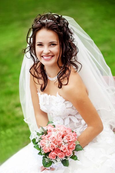 Diadem brautfrisuren mit kurze haare Hochsteckfrisuren hochzeit