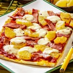 zum Pizza-Rezept - Pizza Hawaii