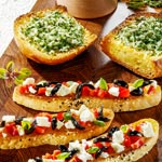 weiter zu - Bruschetta-Rezepte ohne Tomate