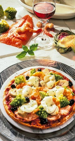 Pizza Rezept für Pizza mit Lachs - Lachspizza