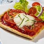 zum Pizza-Rezept - Pizza Margherita