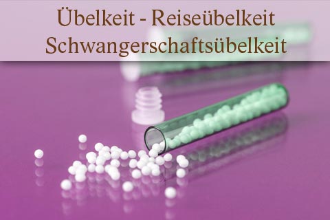 Homöopathie: Globuli bei Übelkeit, Reiseübelkeit, Schwangerschaftsübelkeit