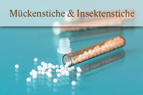 Homöopathie: Globuli bei Mückenstichen und Insektenstichen