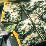 zum Pizza-Rezept - Vegetarische Spinat-Pizza