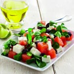 weiter zu - Salat mit Wassermelone und Feta