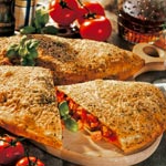 zum Pizza-Rezept - Pizza Bolognese