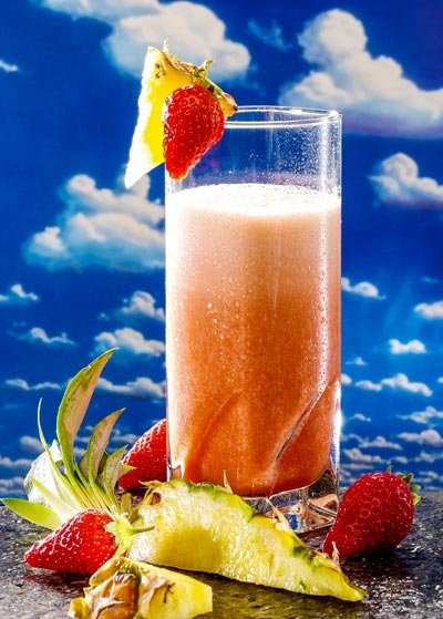 Erdbeer-Ananas-Smoothie - Rezept zum Smoothies selber machen