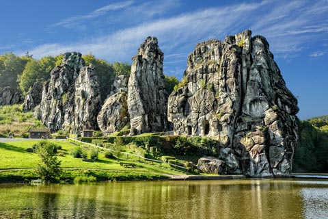 Sehenswertes in NRW: Teutoburger Wald - Externsteine