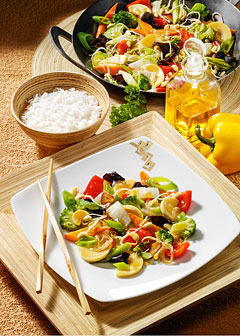 Detox-Diät - Kur 6. Tag: Mittagessen - Asiatische Gemüsepfanne mit Chinakohl