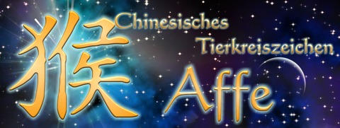 Chinesische Sternzeichen: Chinesisches Tierkreiszeichen Affe