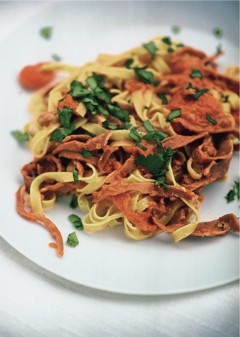 Italienische Rezepte: Tagliatelle mit Parmaschinken