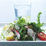 weiter zu leckere Salate - Salat mit Räucherfisch