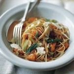 zu Rezepte vegetarisch - Spagetti mit Hokkaido Kürbis