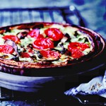 weiter zu vegane Rezepte - Steinpilz-Spinat-Quiche