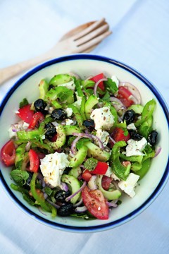 Gesund Kochen: Griechischer Salat