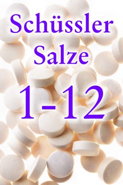 Liste der Schüssler Salze - Verzeichnis und Übersicht über die 12 Schüssler Salze