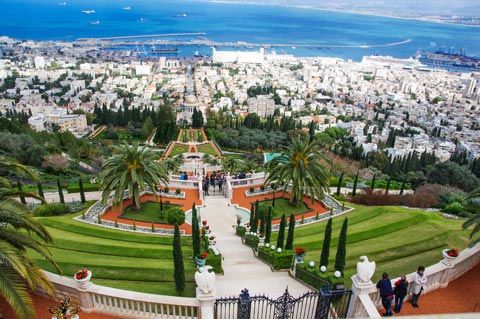 Reiseziele für Urlaub in Israel - Persischer Garten in Haifa