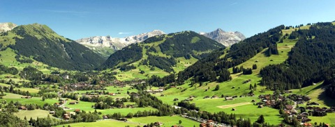 Urlaub Europa: Gstaad - eine märchenhafte Alpenlandschaft mit einem spektakulären Ausblick