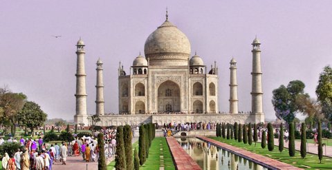 Reiseziele im Oktober - das Taj Mahal in Indien