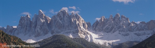 Besuchen Sie auf Ihrer Reise nach Südtirol die Dolomiten, die schönsten Berge der Welt