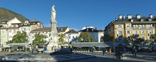 Reisen Sie nach Bozen, in die Hauptstadt Südtirols