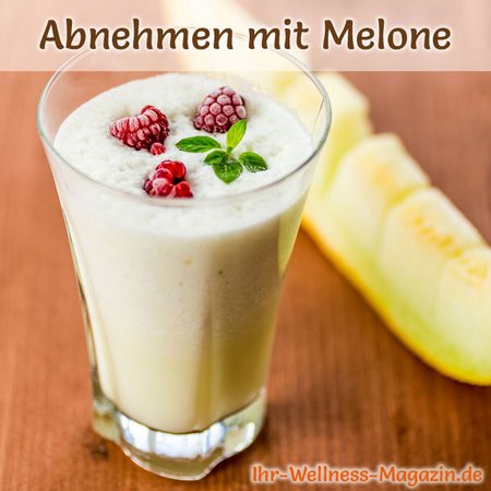 Melonen Rezept zum Abnehmen: Eiweißshake mit Honigmelone