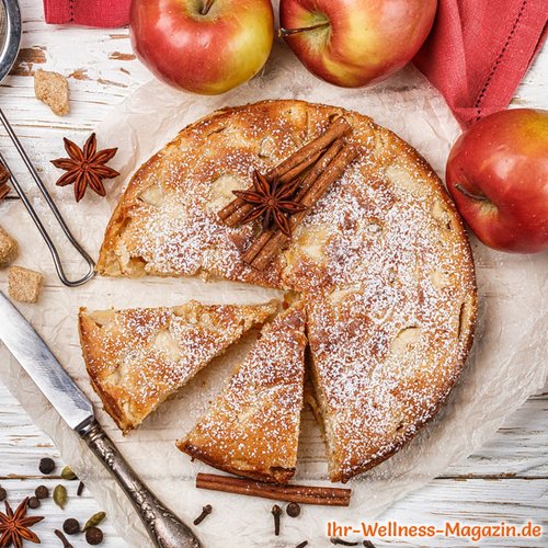 Low Carb Apfel-Gewürzkuchen