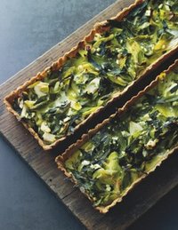 Rezepte vegetarisch: Lauch-Feta-Tarte