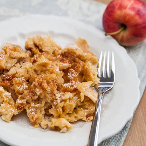 Low Carb Apfel-Zimt-Kaiserschmarrn