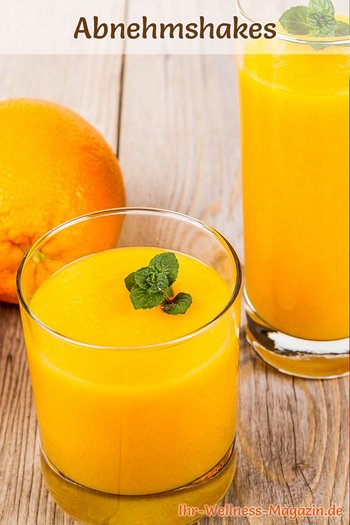 Orangenshake zum Abnehmen