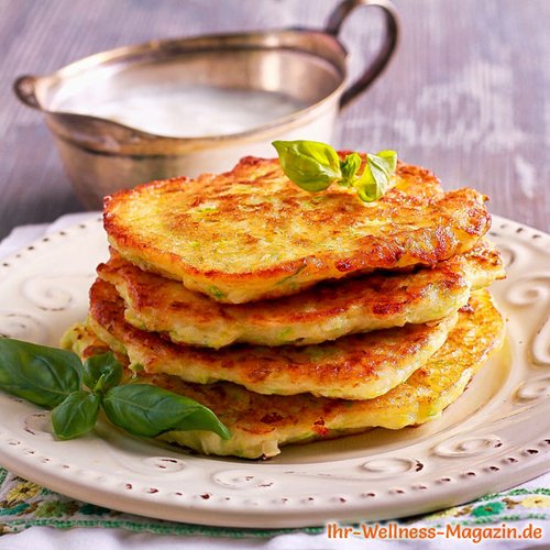 Low Carb Feta-Basilikum-Pancakes