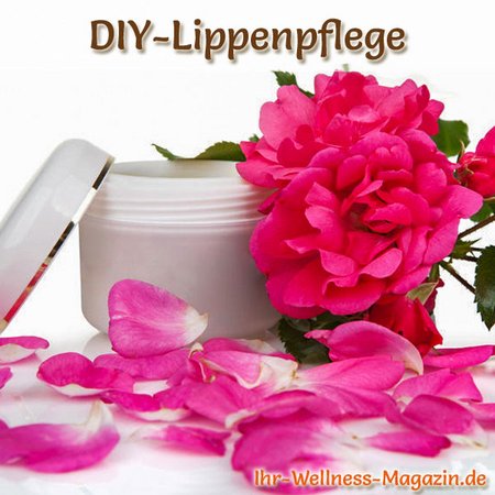 Lippenpflege mit Rosenwachs selber machen