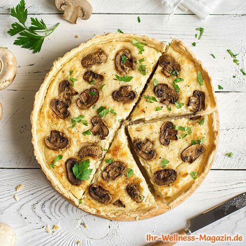 Quiche mit Champignons