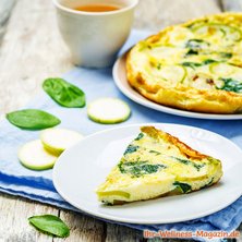 Low Carb Zucchini-Spinat-Frittata