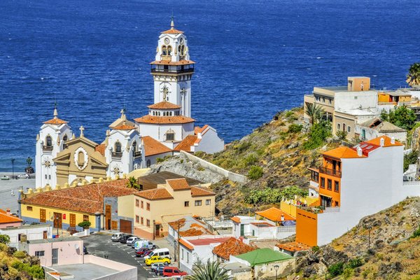 Candelaria mit Basílica de Nuestra Señora de Candelaria