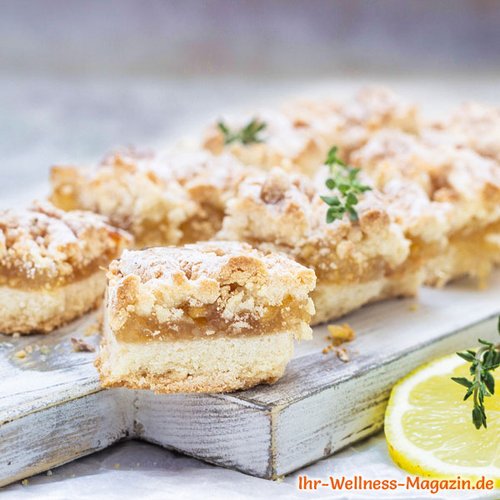 Low Carb Zitronen-Streuselkuchen