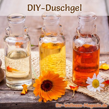 Duschgel selber machen - Duschgel Rezept für ein Baby Duschgel