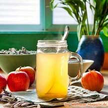 Apfelessig-Power-Drink mit Honig 