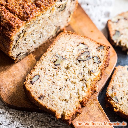 Low Carb Kokos-Mandel-Brot mit Nüssen