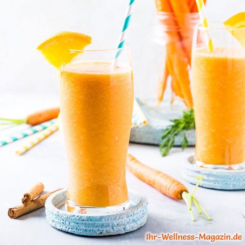 Eiweißshake mit Orangen und Möhren - Low-Carb-Eiweiß-Diät-Rezept zum ...