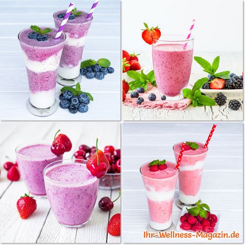 Beeren-Shakes selber machen