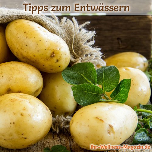 Entwässern mit Kartoffeln