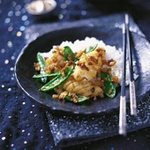 zu chinesische Rezepte - Tintenfisch mit Zuckererbsen