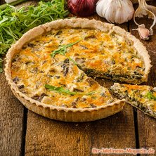 Quiche mit Pilzen