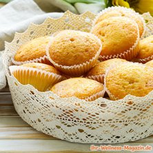 Schnelle, saftige Low Carb Vanille-Muffins