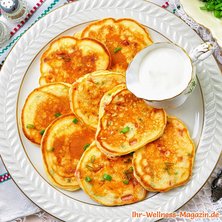 Low Carb Schinken-Käse-Pfannkuchen