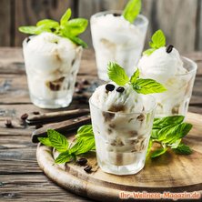 Sahniges Low Carb Milchkaffee-Eis