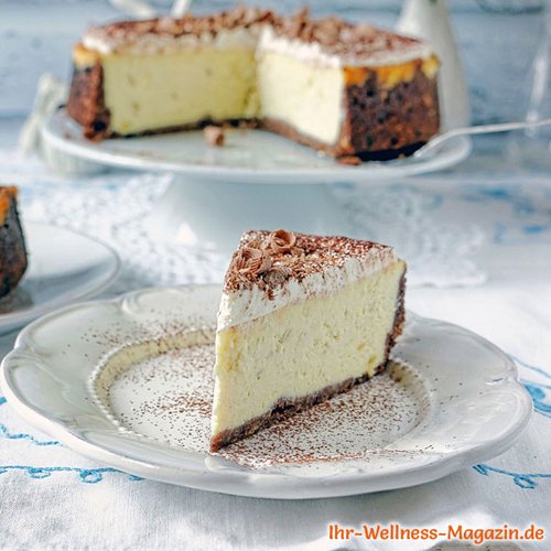 Low Carb Vanille-Schoko-Joghurttorte